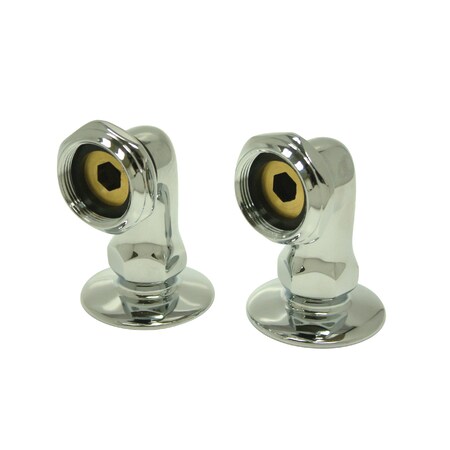 Kingston Brass 2" Riser for Leg, Tub Filler, Polished Chrome CC2RS1